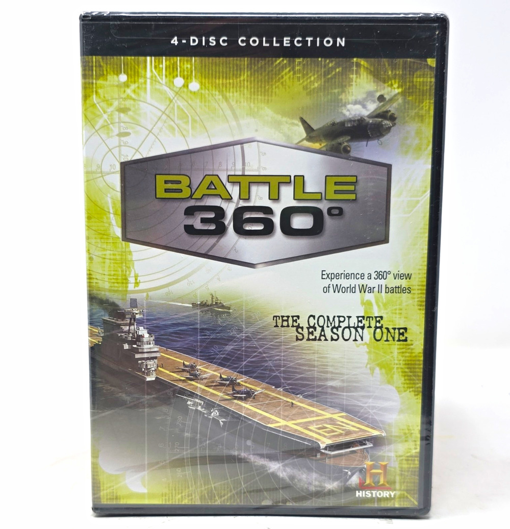 History Battle 360° Complete Season 1 DVD 4-Disc Set Region 1 2008 580m